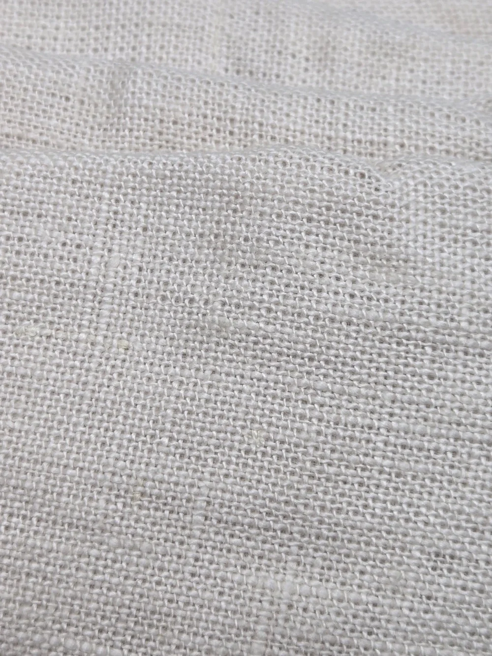QUINCE Set Of 2 48x96 Heavyweight European Linen Curtains Sand 0175